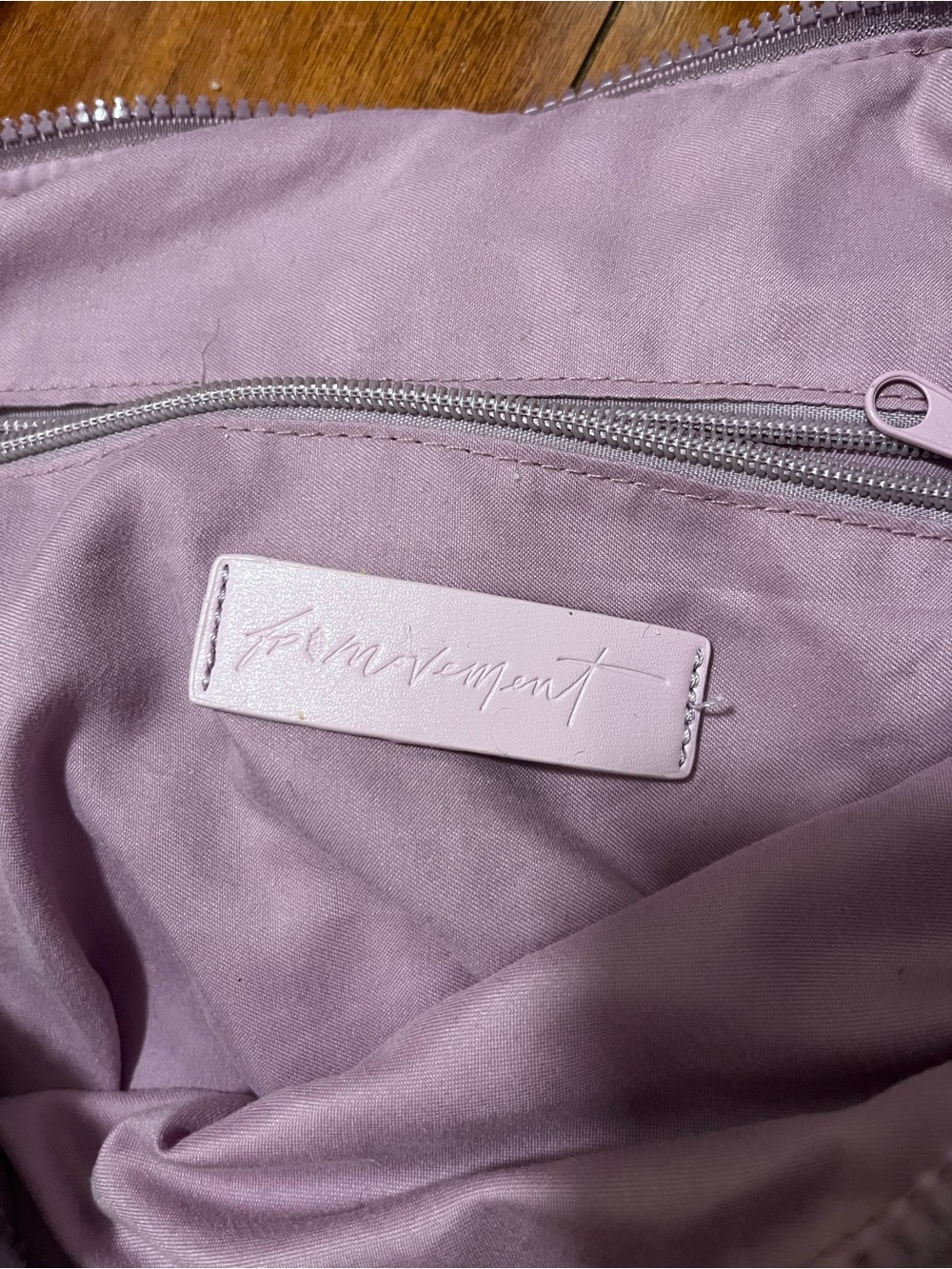 FP Movement Plush Sherpa Hobo Bag in Lavender - Picture 6 of 6